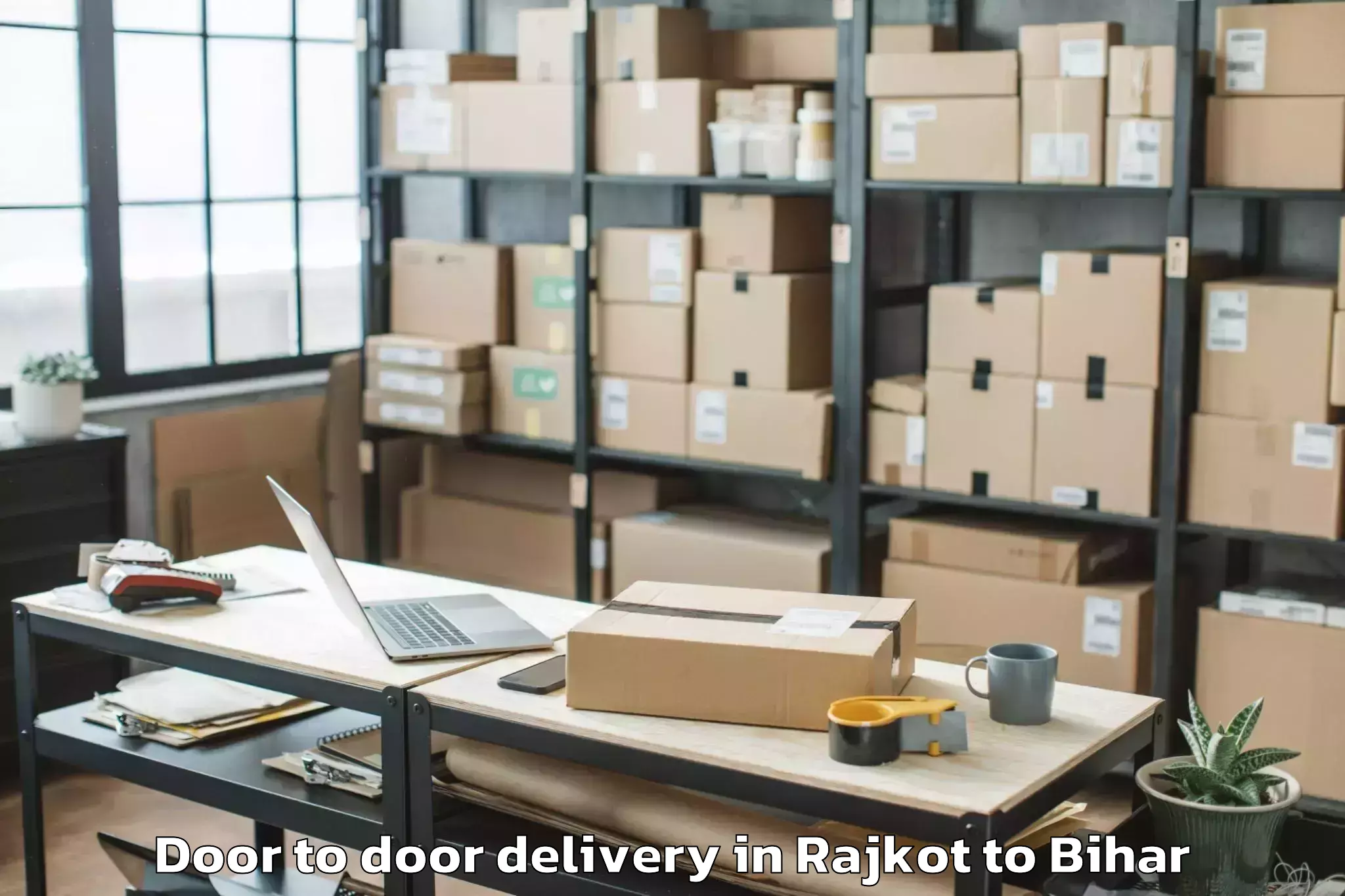 Rajkot to Mohania Door To Door Delivery Booking